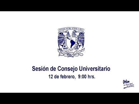 Sesión de Consejo Universitario, 12 de febrero de 2020. UNAM