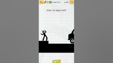 DRAW 2 SAVE Impossible Level 💀😰|  Can I save him? #trending #draw2save #gaming