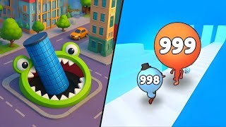 Hole.io & Big Head Run / All Level Gameplay: Android,iOS screenshot 2