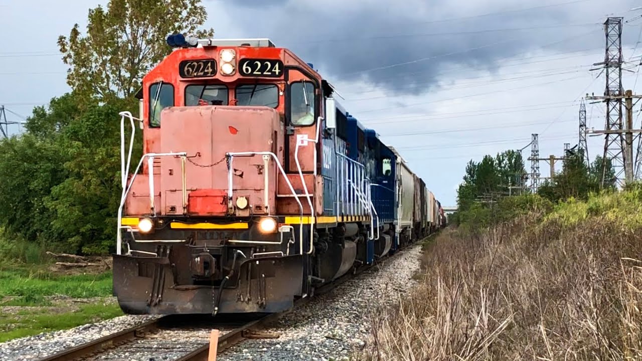 GTW 6224 leads CN 568 again! (Wyed power!) - YouTube