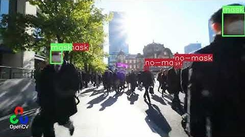 Mask Detection using YOLOv4 - Walking Subjects