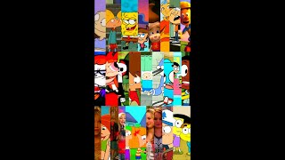 1 segundo de series de Nickelodeon, Cartoon Network y Disney