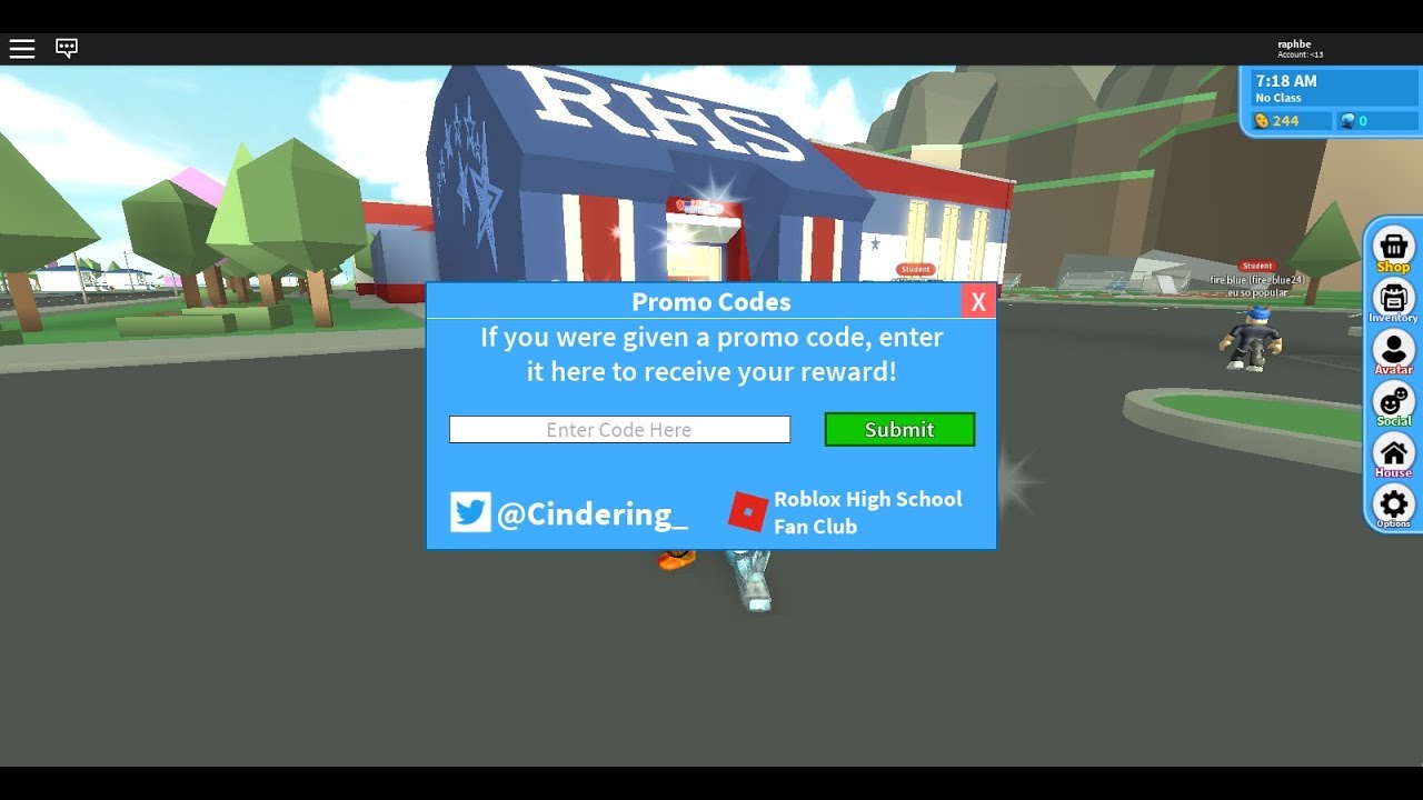 Roblox High School 2 All Working Codes Roblox - 