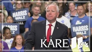 Donald Trump, J.D. Vance, Kamala Harris and Tim Walz hit the campaign trail