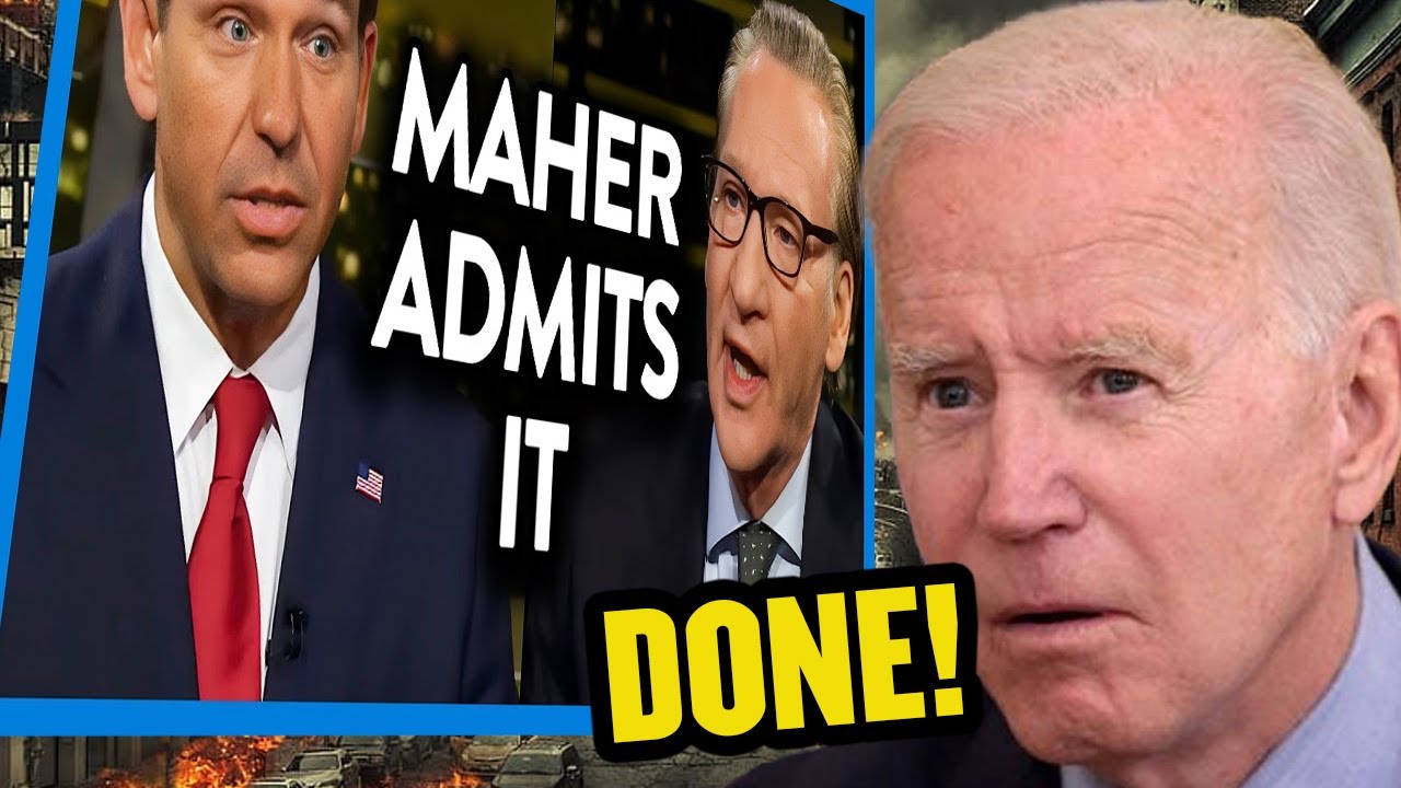 OMG BILL MAHAR ADMITS IT! Watch DeSantis’ Face When Maher Admits NY ...