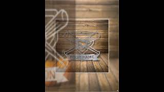 baseball Monogram Sign - Personalized Metal Sign - Home Decor - Monogram Gifts - Patio Decor - ba...