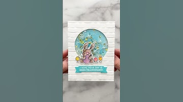 Make An EASY Shaker Greeting Card With Me!❤️ ASMR Crafting #asmr #asmrsounds #art #craft