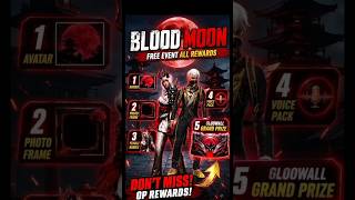 Blood Moon Event Free Fire ALL REWARDS