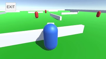 Unity 3D- The Game I made within 1 hour!! Animated Main Menu || Enemy