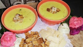 شوربة المطاعم  بالخضر والدجاج بأسهل طريقة Soupe blanche aux poulet