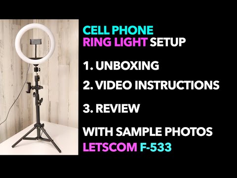 Amazon.com: UBeesize 12'' Ring Light with 62'' Selfie Stick Tripod, LED  Ring Light with Stand and Phone Holder for Recording/Makeup/YouTube/TIK  Tok, Compatible with Cell Phone, Camera : Cell Phones & Accessories