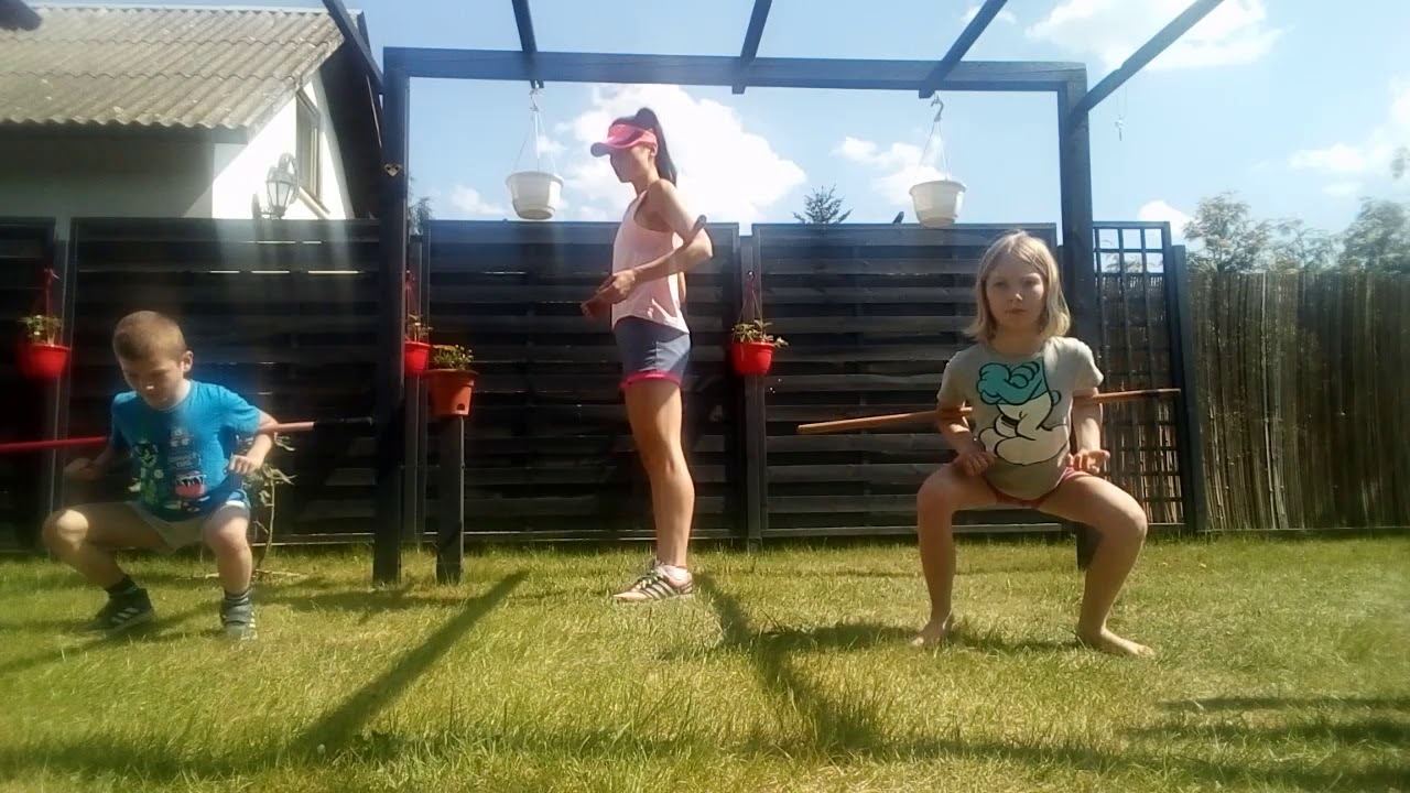 Wf lekcja z kijami I gimnastyka korekcyjna I z dziećmi II ruch to