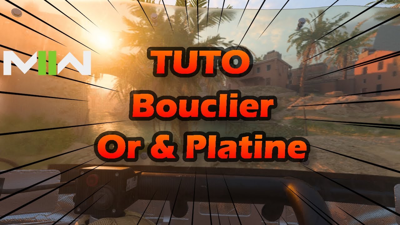 TUTO - Monter le BOUCLIER en OR & PLATINE ! 😎 - YouTube