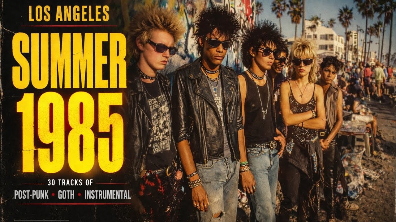 Los Angeles: Summer 1985 | Goth, Post-Punk & Darkwave Mix - YouTube