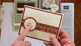 Gilded Autumn Card Samples