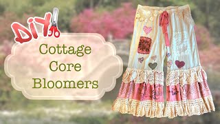 UPCYCLE How To Make Fun Summer Bloomers From Boring Thrifted Capris