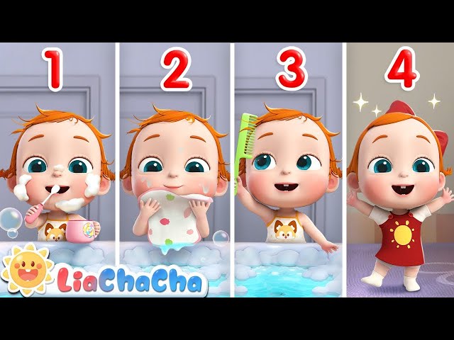 This Is the Way We Get Ready | Morning Routine Song + More LiaChaCha Nursery Rhymes u0026 Baby Songs class=