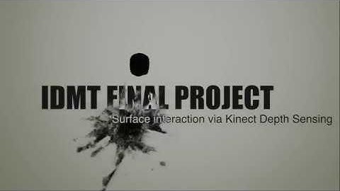 Interactive Surface Projection using Kinect Depth Sensing