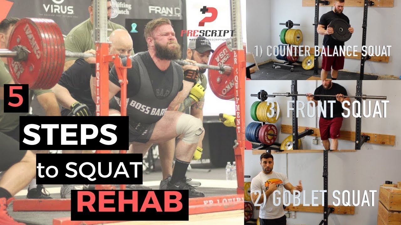 5 Steps to Squat Rehab - YouTube