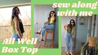 Sew With Me Tutorial | All Well Box Top | Beginner Friendly Project