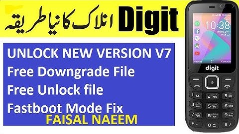 Jazz Digit 4G Mobile V7 Latest Version All Sim unlock All Problem Fix Fastboot Mode Fix FREE FILE