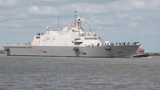 USS Cleveland arrives in namesake city ahead of historic commissioning ceremony