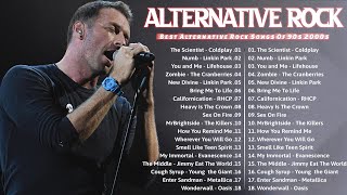 Coldplay, Linkin park, 3 Doors Down, Lifehouse, Nickelback 🎸🎸🎸 BEST SONGS OF ALTERNATIVE ROCK