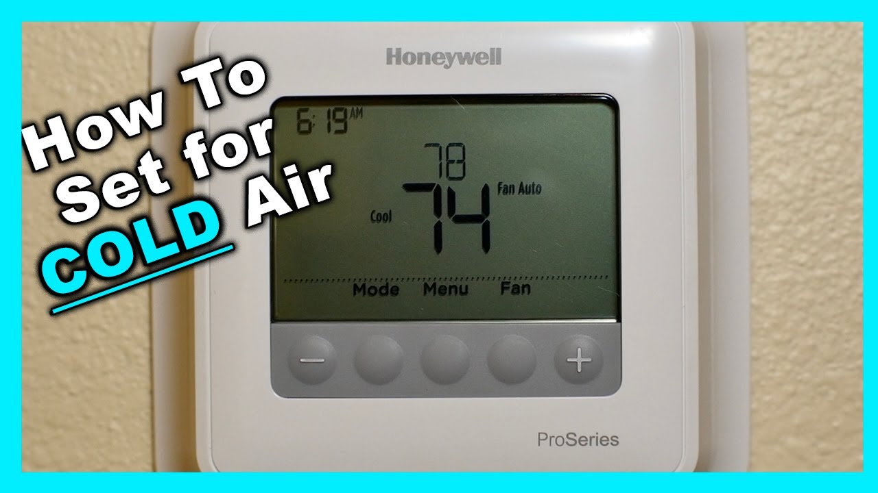 How To Set Thermostat On Air Conditioner www.youtube.com