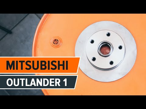 Πώς αντικαθιστούμε δίσκοι εμπρόσθιων φρένων και τακάκια φρένων σε Mitsubishi Outlander 1 ΟΔΗΓΊΕΣ
