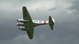 Avro Anson C19 Display at the Fly Navy Air Show Shuttleworth Old Warden 3rd July 2022.