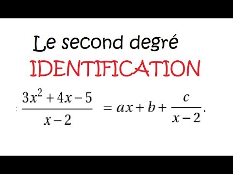 Premiere- second degré- identification  trouver a b c tels que ax+b+c div x+1