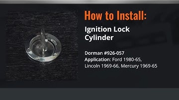 Ford Ignition Lock Cylinder Repair Video by Dorman Products