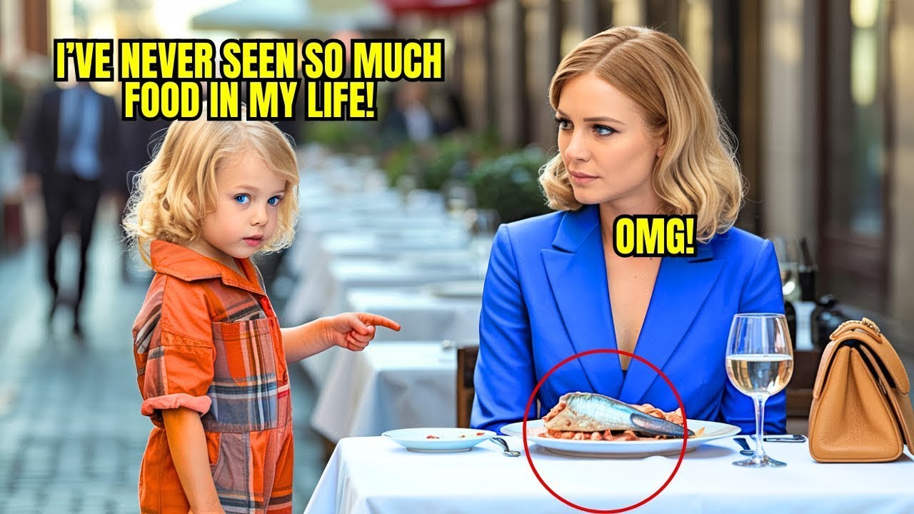 Can I eat your leftovers ” a homeless girl asks a millionaire — not knowing she’s her real mot