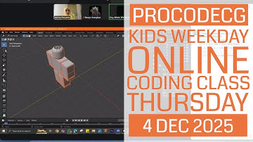 ProCodeCG Kids Weekday Coding Class - Thursday - 4 Dec 2025