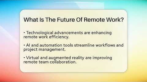 What Is The Future Of Remote Work? - Everyday-Networking