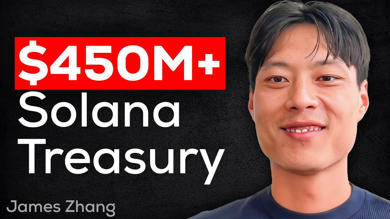 James Zhang: Solana Treasuries, Managing A $450M DAT, and More | TG Podcast