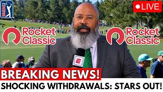 🚨 PGA Tour in BIG TROUBLE After 7 Stars WITHDRAW From Rocket Classic!