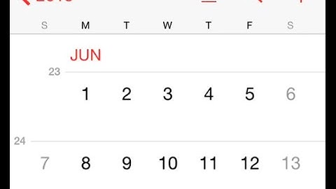 How to Show Week Numbers in Calendar for iPhone & iPad
