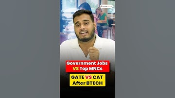 GATE vs CAT - Engineers ke liye kya better hai ?😱 #shorts #mba #engineering