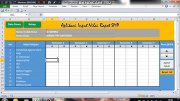 Membuat Aplikasi Input Nilai Rapot Full