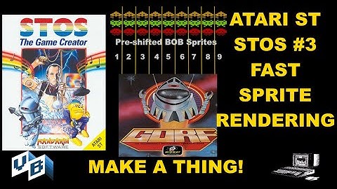 Atari ST STOS Basic #3: Speeding up Sprite Rendering: Make a thing!