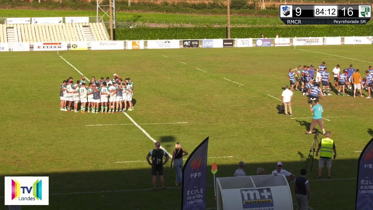 Rugby Fédérale 1 Rion Morcenx VS Peyrehorade