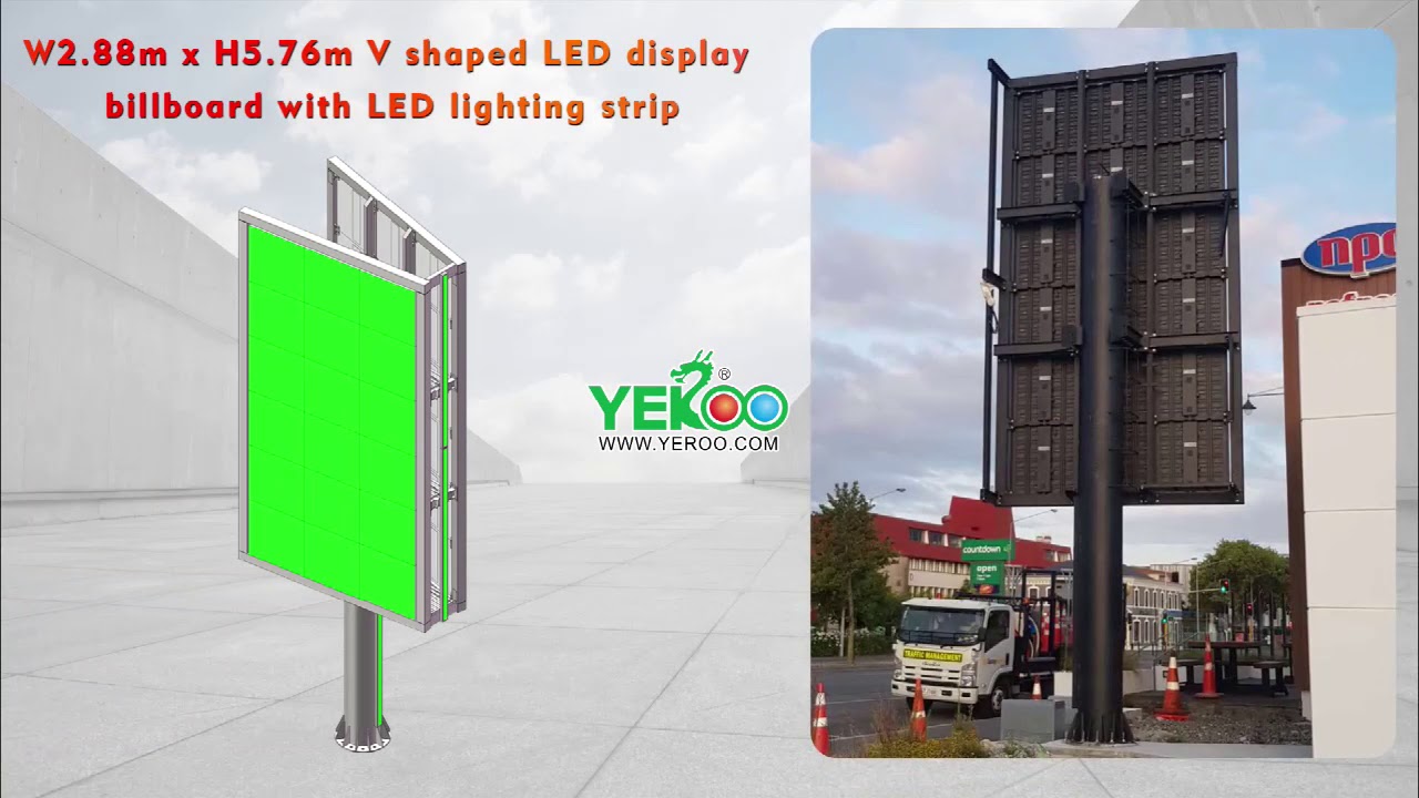 LED screen billboard case-New Zealand
