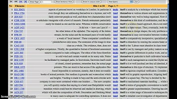 Screencast 5.3: Using the Collocations tool to investigate colligation
