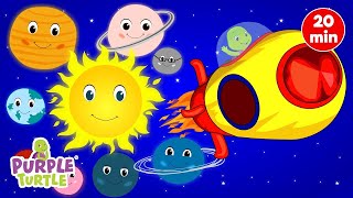 Nursery Rhymes + more Planet Song Purple Turtle Kids Songs Space Songs