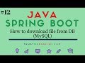 12 How to download file from DB MySQL Java