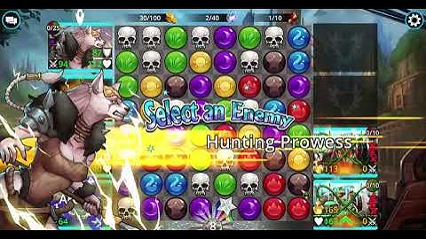 [Gems of War] Umenath + Celestial Flask + Scylla Explore12