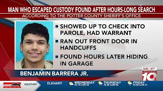 VIDEO: Potter County officials: Man who escaped arrest found after hours-long search