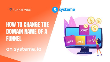 How To Change The Domain Name Of A Funnel On Systeme.io (Systeme  Tutorial)