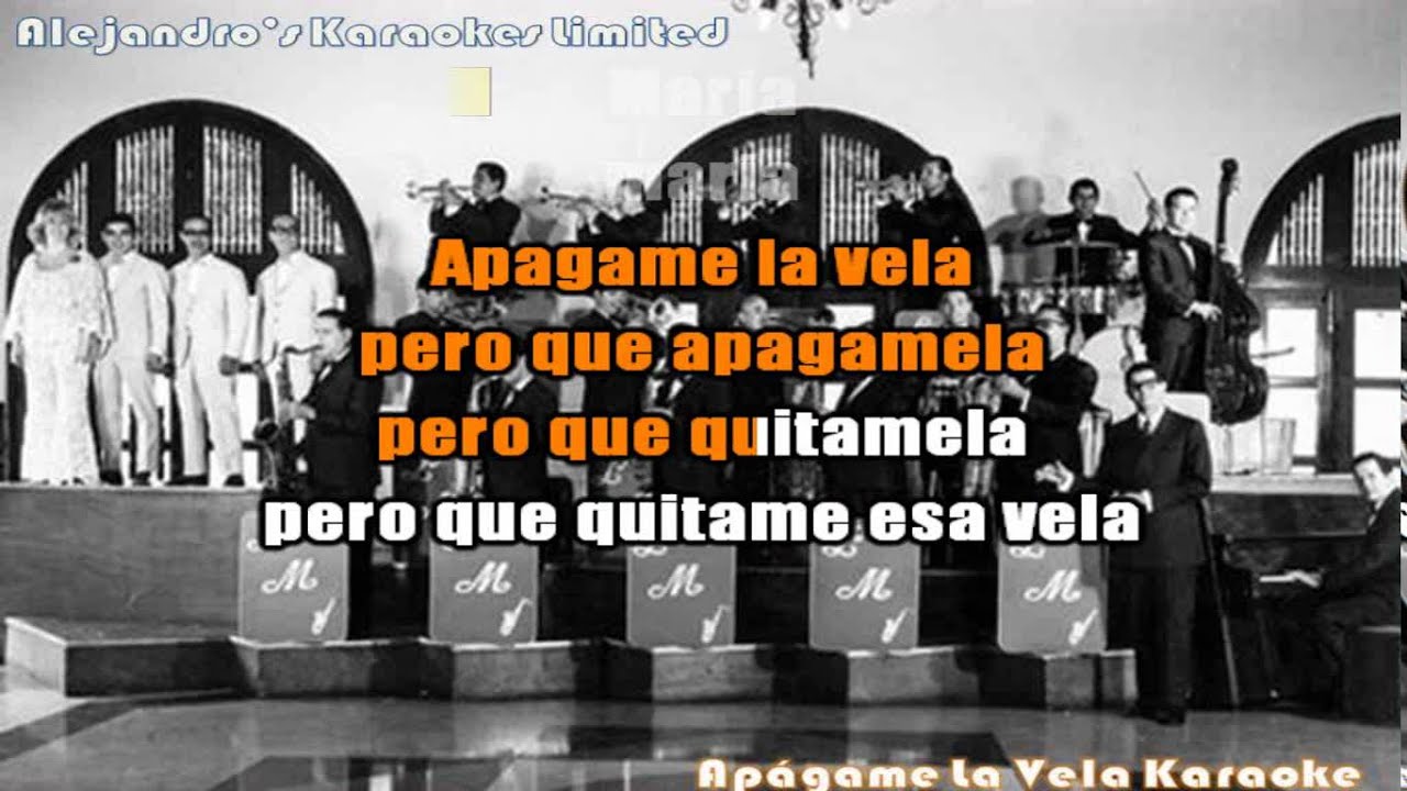 Los Melodicos Apagame La Vela Karaoke